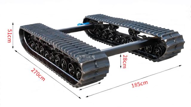 2米7液壓馬達底盤