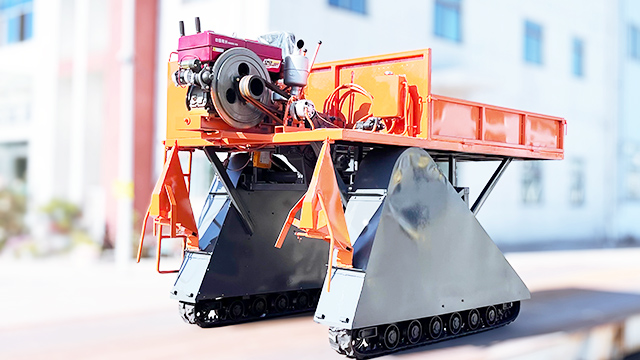 三角高架履帶車