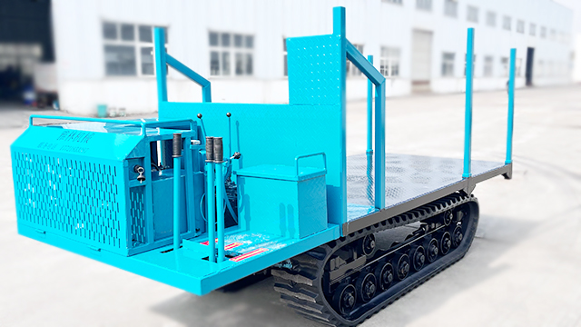 履帶平板自卸車