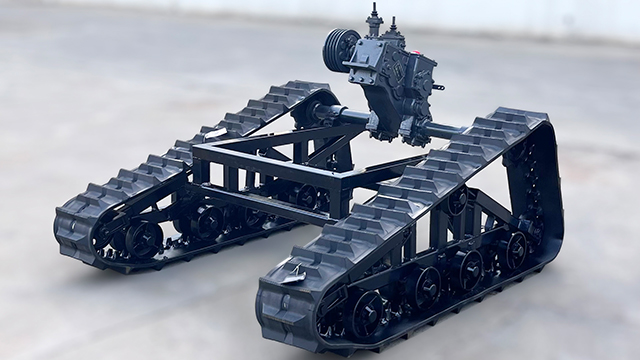 秋收不卡殼-收割機三角履帶底盤選對才省事！