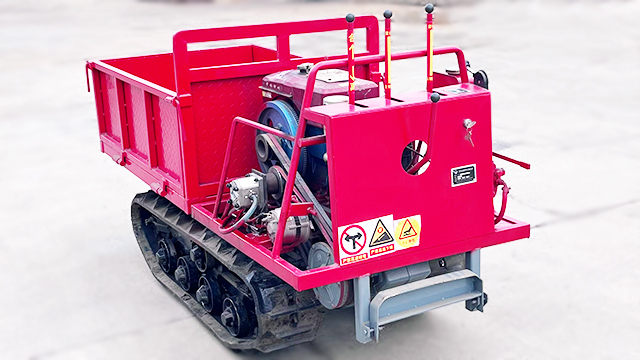 小型自卸履帶車
